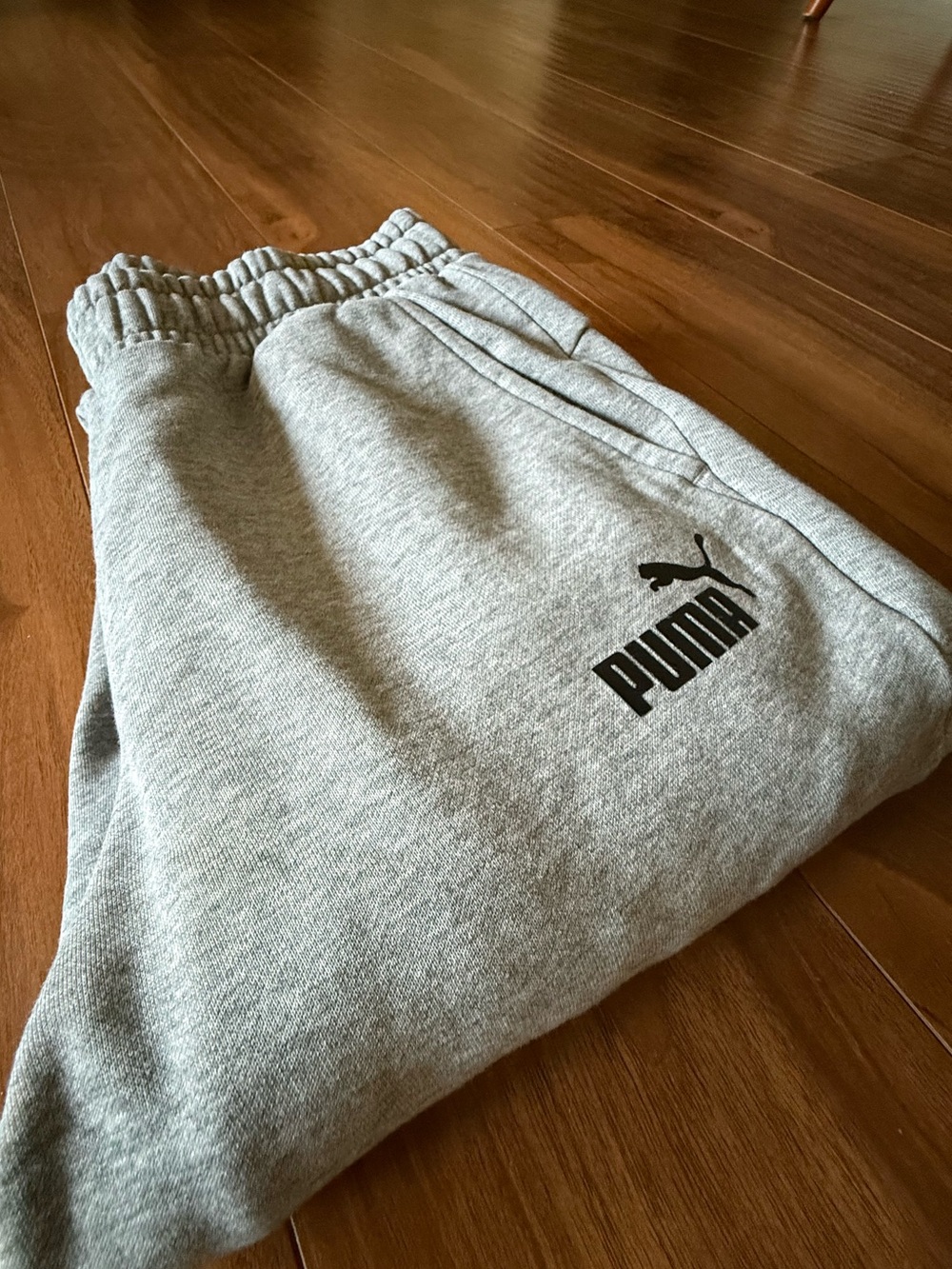 Puma Mens Gray Sweatpant Joggers